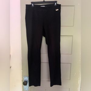 Calvin Klein pull-on, pinstripe dress pants